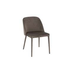 DINING CHAIR CH TEXTIL LEGS GREY    - CHAIRS, STOOLS